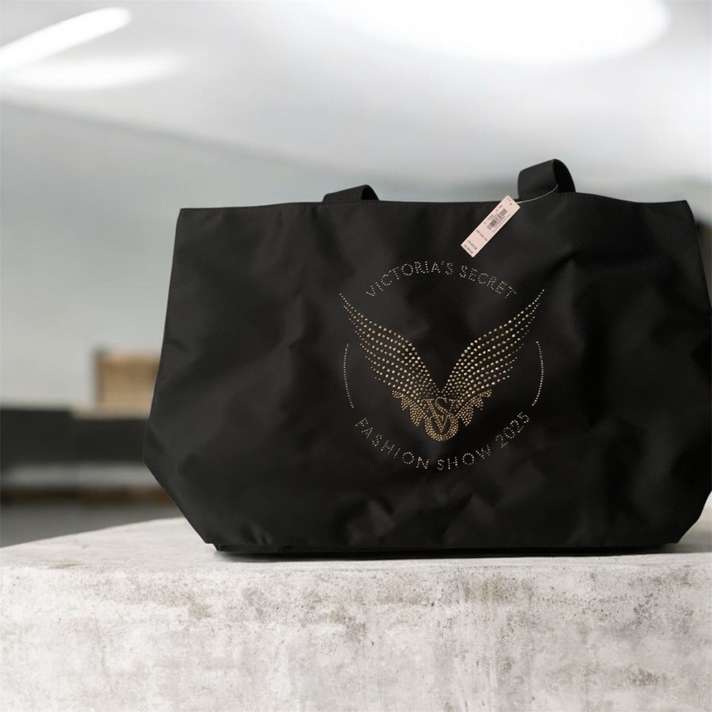 Victoria's Secret Black and Gold Fashion Show Tote